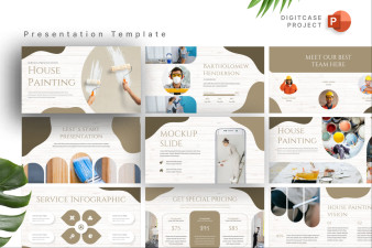 House Painting Services PowerPoint Template